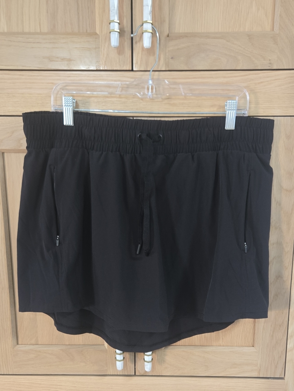 Black Women's Active Drawstring Shorts